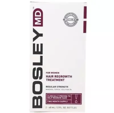 Bosley Hair Regrowth Treatment Minoxidil Solution 2% For Women-Two Months Supply • $12