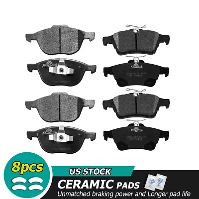 Front Rear Ceramic Disc Brake Pads Set For MAZDA 3 5 2005 VOLVO S40 V50 • $40.33