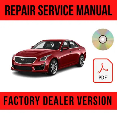 Cadillac CTS + CTS-V 2014-2019 Factory Repair Manual • $13.49