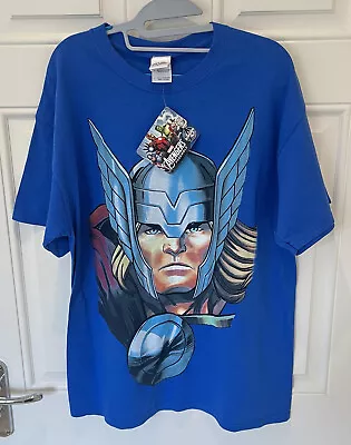 Marvel Avengers Assemble Blue Thor  T Shirt Brand New With Tag - 2 Sizes • £10.21