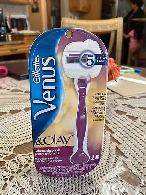 New Gillette® Venus & Olay™ Razor & Replacement Cartridges 2 Ct Pack • $10