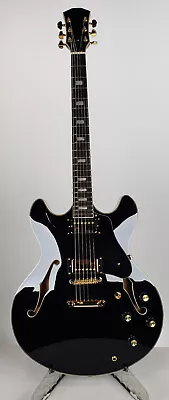 Sire Larry Carlton H7 Semi-hollow Electric Guitar - Black - Stripped Truss Rod • $177