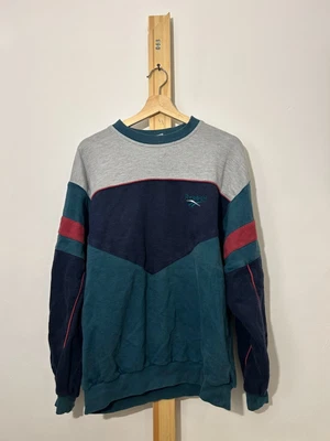 £11.90 • Buy Vintage Reebok Block Colour Sweatshirt - Size Medium