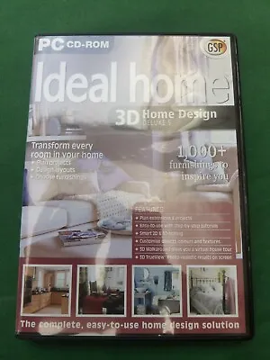 Gsp  Ideal Home 3d Home Design Deluxe 5  Pc Cd-rom • £3.25
