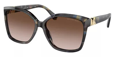 Michael Kors Women's Malia 58mm Bright Blue Tortoise Sunglasses MK2201-395213-58 • $54.99