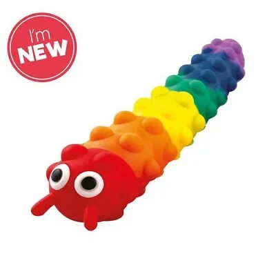 £3.99 • Buy Large Light Up Flashing Suction Caterpillar Popper Sensory Toy Anxiety Fidget