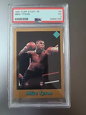 Psa 3 1991 Tuff Stuff Jr. Mike Tyson #6 Boxing • $9.99