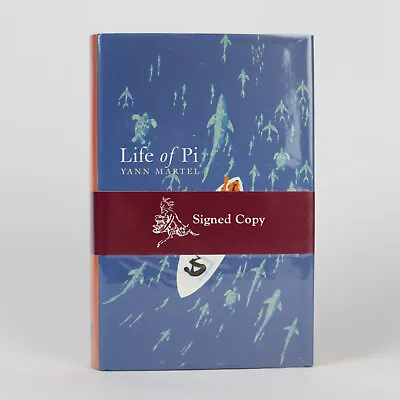 Yann Martel Signed The Life Of Pi Canongate 2002 Hardback Dustjacket • £79.99