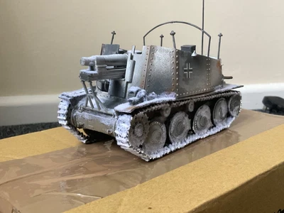 £65 • Buy 1/35 Ww2 German Pro Built Made Model Vehicle Tank Solder World War  LOOK
