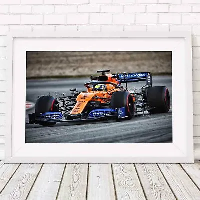 $21.95 • Buy McLaren - Norris Formula 1 Sports Car Poster Picture Print - Sizes A5 To A0