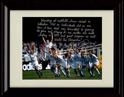 16x20 Framed Mia Hamm Autograph Replica Print - Quote • $74.99