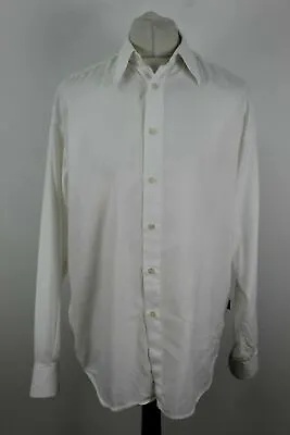 MOSCHINO Jeans White Long Sleeve Shirt Size L • $22.53