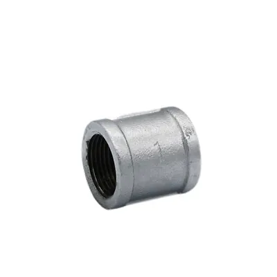 Galvanized / Black Malleable Cast Iron Sockets/Couplings PIPE FITTINGS 1/2 -2   • £3.59