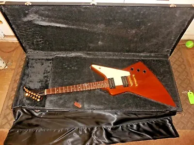 $2399 • Buy Gibson Explorer 2005 USA Antique Natural Electric Guitar With Hardshell Case