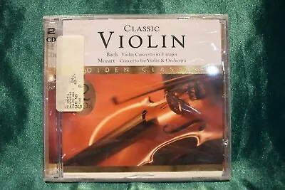 SEALED  Classic Violin Bach Mozart Golden Classics 2 CD • $3.57