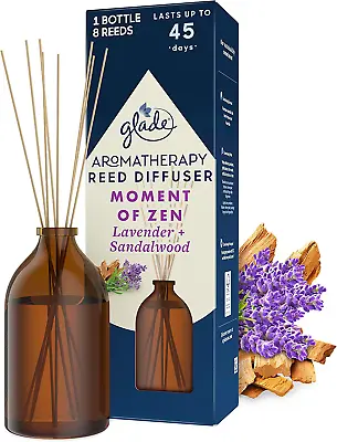 Aromatherapy Reed Diffuser Moment Of Zen Lavender & Sandalwood 80 Ml • £12.73