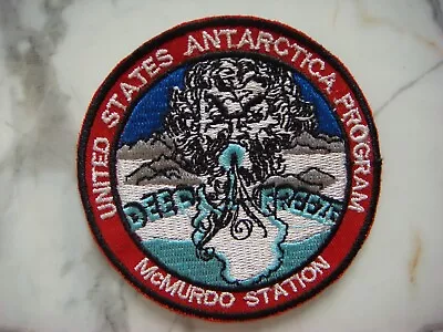 US NAVY UNITED STATES ANTARCTICA PROGRAM McMURDO STATION PATCH • $11.35