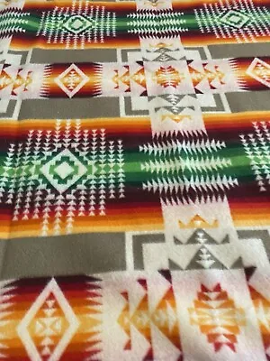 Vintage Pendleton Wool Blanket Chief Joseph Beaver State Woolen Mills 81x63 • $298