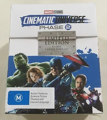 Marvel Studios Cinematic Universe Phase 2 MCU - 13-Disc Blu-Ray/DVD | New | Rare • £125.34