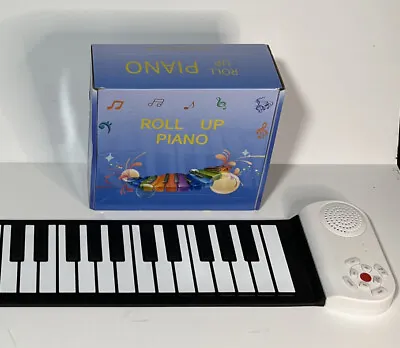 Roll-up Piano 49 Keys Electronic Hand Roll Portable Piano With 8 Unique Tones • $12.95