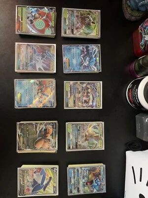 $10.50 • Buy Pokemon Card Lot 50 OFFICIAL TCG Cards W/ ULTRA RARE (V, GX, EX) Holos, More!