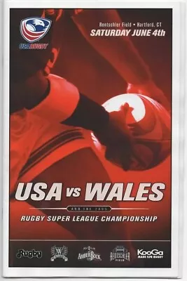 Jun 05 USA V WALES • £15