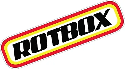 Funny ROTBOX Ratlook Euro Style Retro Old School Motif Vinyl Car Sticker Decal • $14.39
