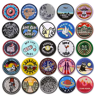 Natural Patches Embroidered Sew On Iron On Badge Fabric Craft Transfer Clothes • $2.61