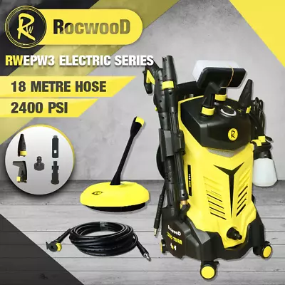 £149.99 • Buy Electric Pressure Washer 2400PSI RocwooD 2200W High Power 165Bar Jet Cleaner