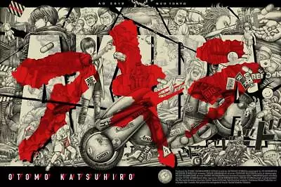 Akira Variant Keyline By Ise Ananphada Ltd /50 Print Poster Art MINT Movie Mondo • $175