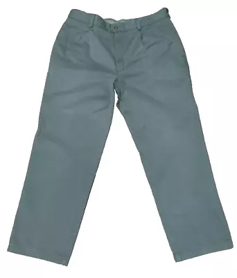 LACOSTE Men's Tapered Leg Chino Pants Khaki/Grey Tag34 Actual Size W34 L28.5 VGC • $22.10