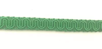 15mm Gimp Braid Emerald C64 Rayon Trim Price Per 5 Meter Length Upholstery Craft • $17.50