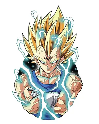 Dragon Ball Majin Vegeta Full Power 3 - 6  Vinyl Decal Stickers • $3.49