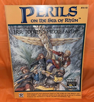 £66.13 • Buy MERP Perils On The Sea Of Rhun Module Middle Earth ICE #8110 Excellent Condition