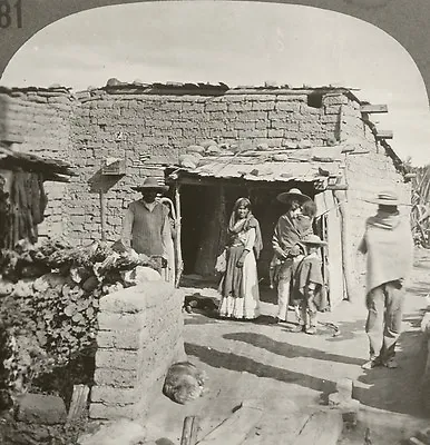 Keystone Stereoview Simple Peon Home Mexico City Of 1910’s Education Set #281 A • $4.99