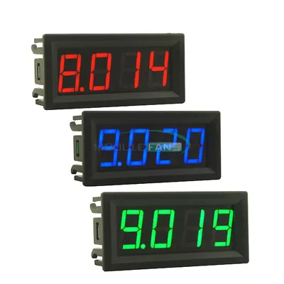 0.56 Inch LED Mini Digital Voltmeter Voltage Meter Volt Panel Tester 4Bits 0-10A • $2.81