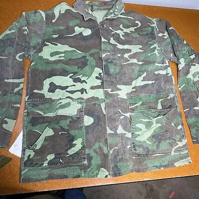 Vintage Camo Clan Jacket Mens L (see Measurements) Camouflage Chore • $27.99