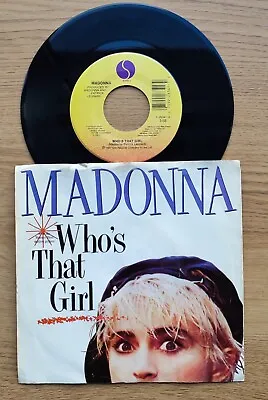 MADONNA - Who's That Girl - 7  Single - 45RPM - 1987 • £2.95