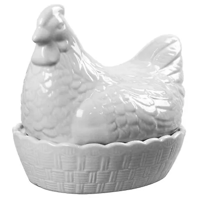 Mason Cash Earthenware Cream Hen Egg Nest Holder Rack Kitchen Storage Display • £25.95