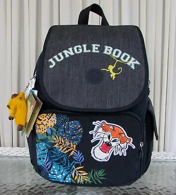 £97.29 • Buy Kipling Disney The Jungle Book City Pack Into The Jungle Backpack Travel Bag NWT