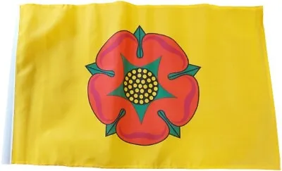 Lancashire County 18  X 12  Treehouse Courtesy Caravan Sleeved Flag • £4.99