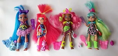 £14.99 • Buy Cave Club Della - Emberly - Fernessa & Rockelle Set Of 4 Dolls