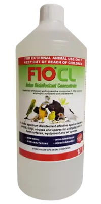 F10 CL Disinfectant Concentrate 1 Litre Avian Bird Cage Cleaner Pet Vet Birds • £22.49