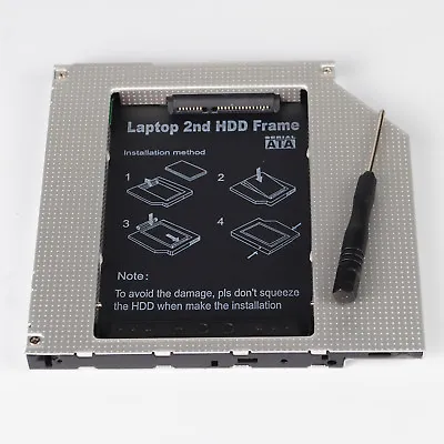 £8.98 • Buy 2nd HDD SSD Hard Drive IDE PATA Caddy For MacBook Pro A1260 A1181 2008 2007 2006