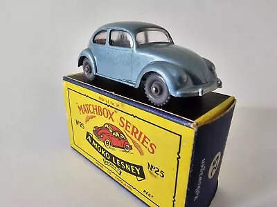 Vintage Matchbox Moko Lesney  25b VOLKSWAGON Plus Original Box Superb Very Rare • $81.22