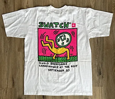 Keith Haring Swatch World Breakdance Championship The Roxy Single Stitch Shirt • $500