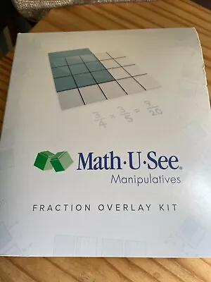 Math U See Manipulatives Fraction Overlay Kit • $1