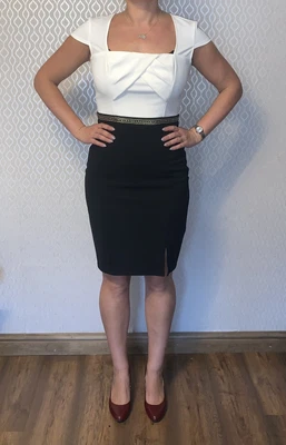 £0.99 • Buy Lipsy Bodycon Dress In Black And White UK Size 14