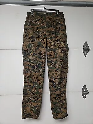 USMC Marine Corps Woodland Digital MARPAT Trousers Pants MCCUU Medium-Long • $49.99