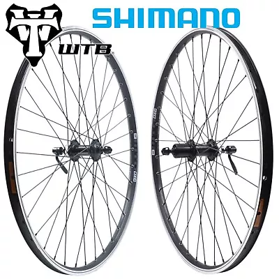 26  Wheelset WTB DX18/ Shimano TX505 Black QR CL Disc Or Rim Brake Bike 8+ Speed • $159.80